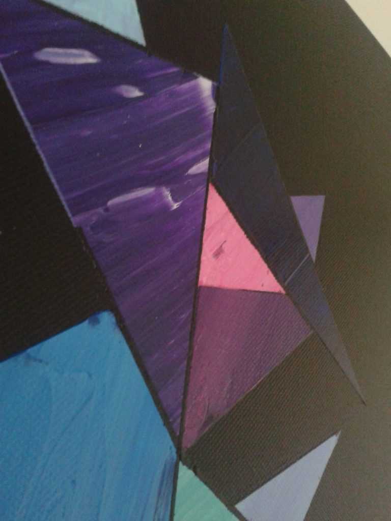 Abstract Cubic painting