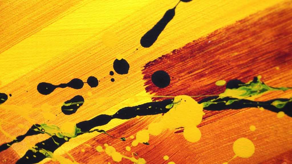 tableau-violet-jaune-moderne