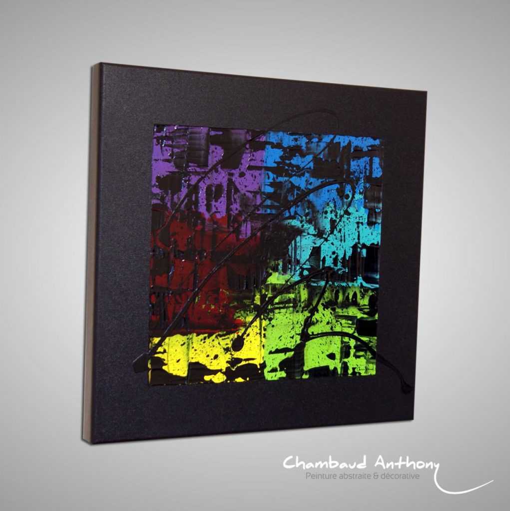 Tableau flashy, tableau multicolor
