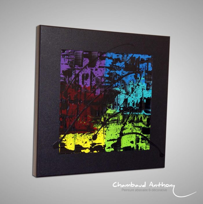 Tableau flashy, tableau multicolor