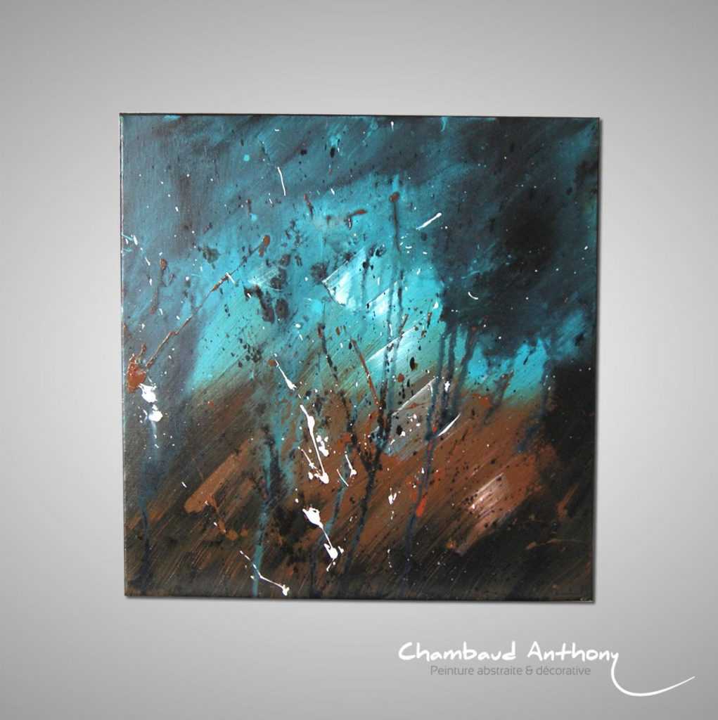 Tableau-marron-turquoise