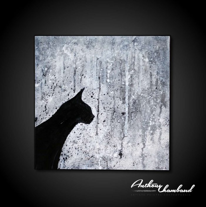 tableau-chat-noir-et-blanc