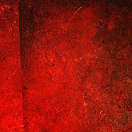 Tableau rouge sur bois