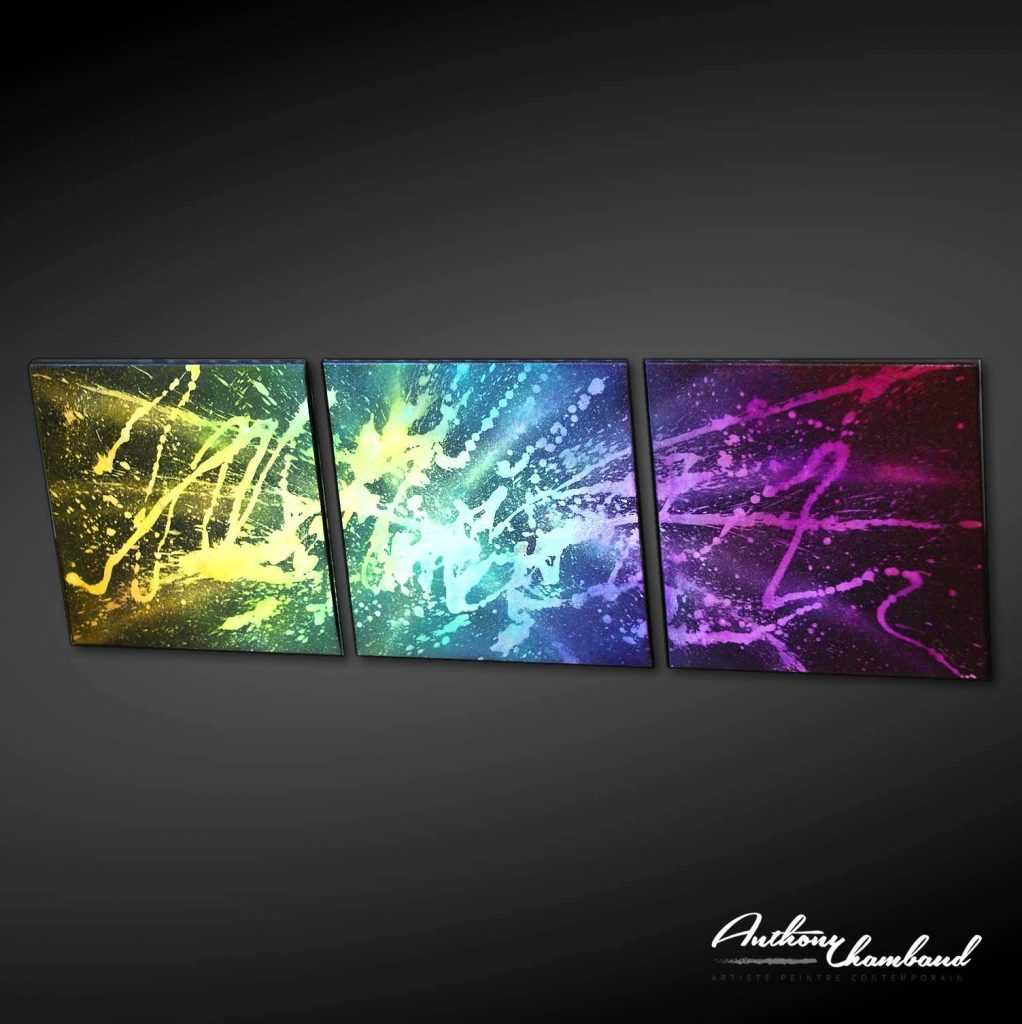 tableau-très-coloré-multicouleur-triptyque