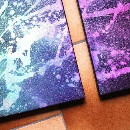 tableau-très-coloré-multicouleur-triptyque