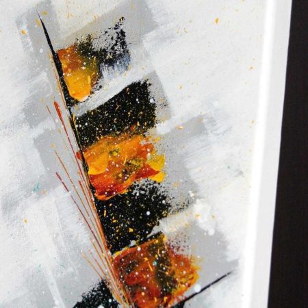 tableau multicolore en hauteur