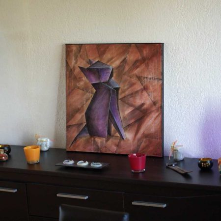 tableau-cubisme-chat-cubiste