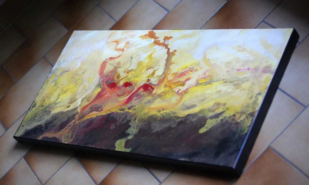 tableau-marron-jaune