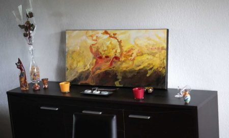 tableau-marron-jaune
