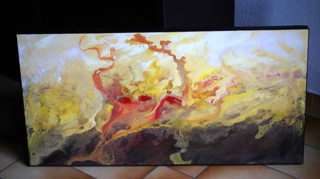 tableau-marron-jaune