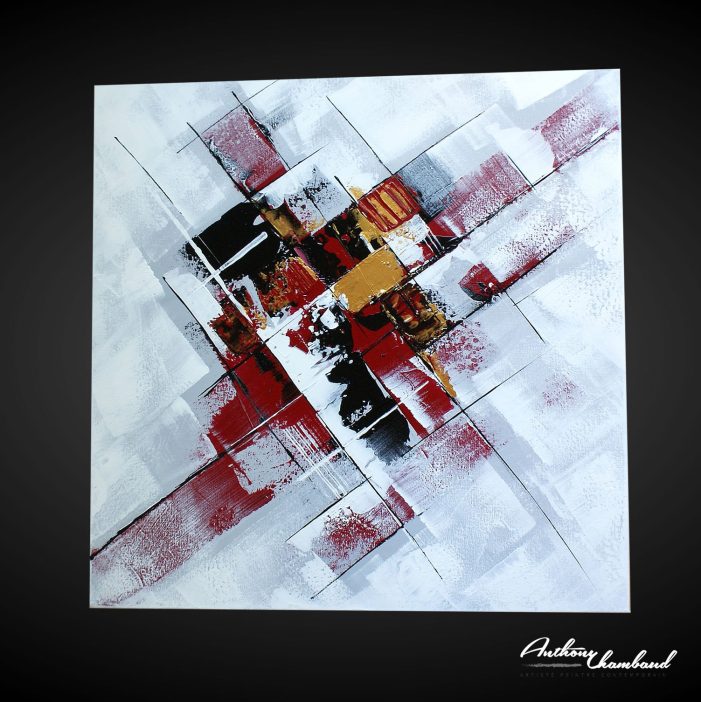 vente tableau rouge
