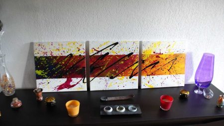 tableau triptyque