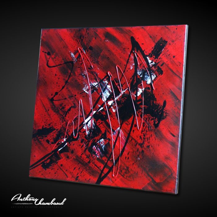 tableau rouge et noir