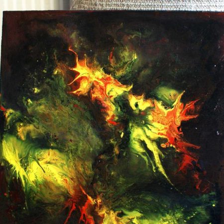 tableau peinture liquide