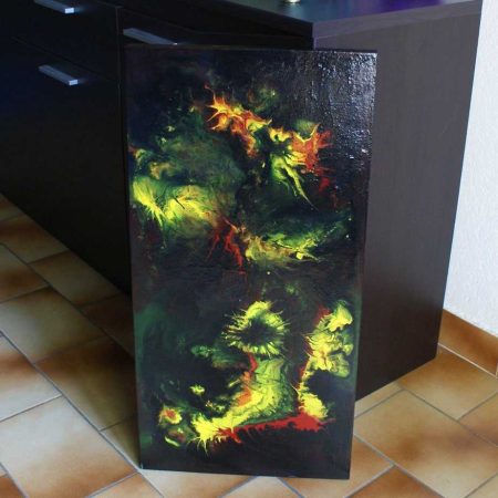 tableau peinture liquide