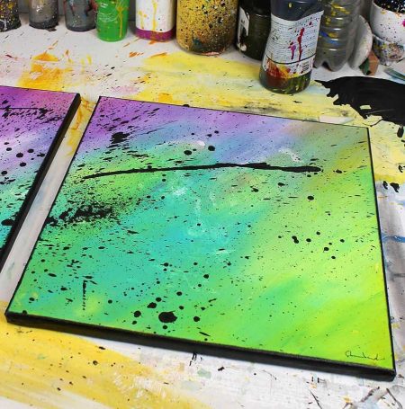 tableau coloré, tableau mutlicolore