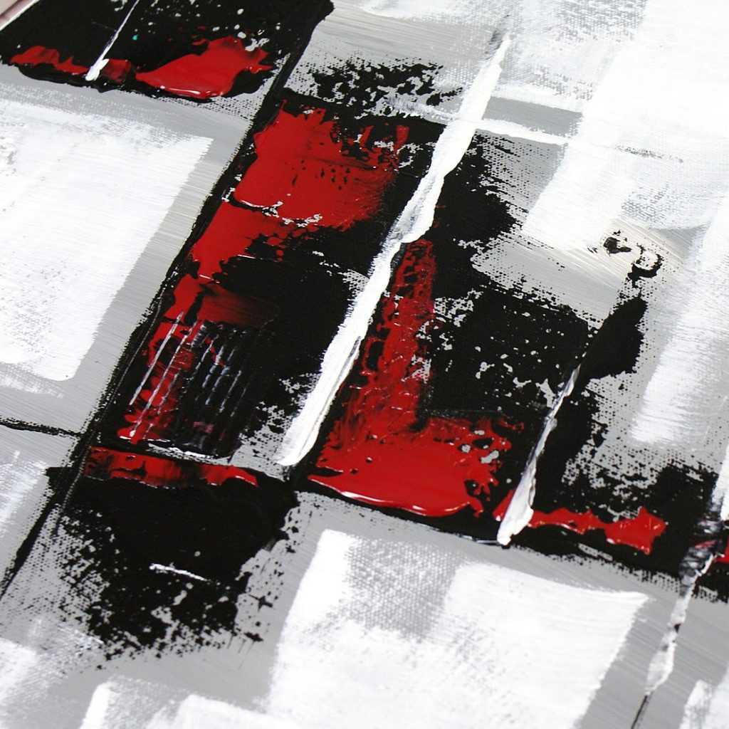 tableau rouge et noir