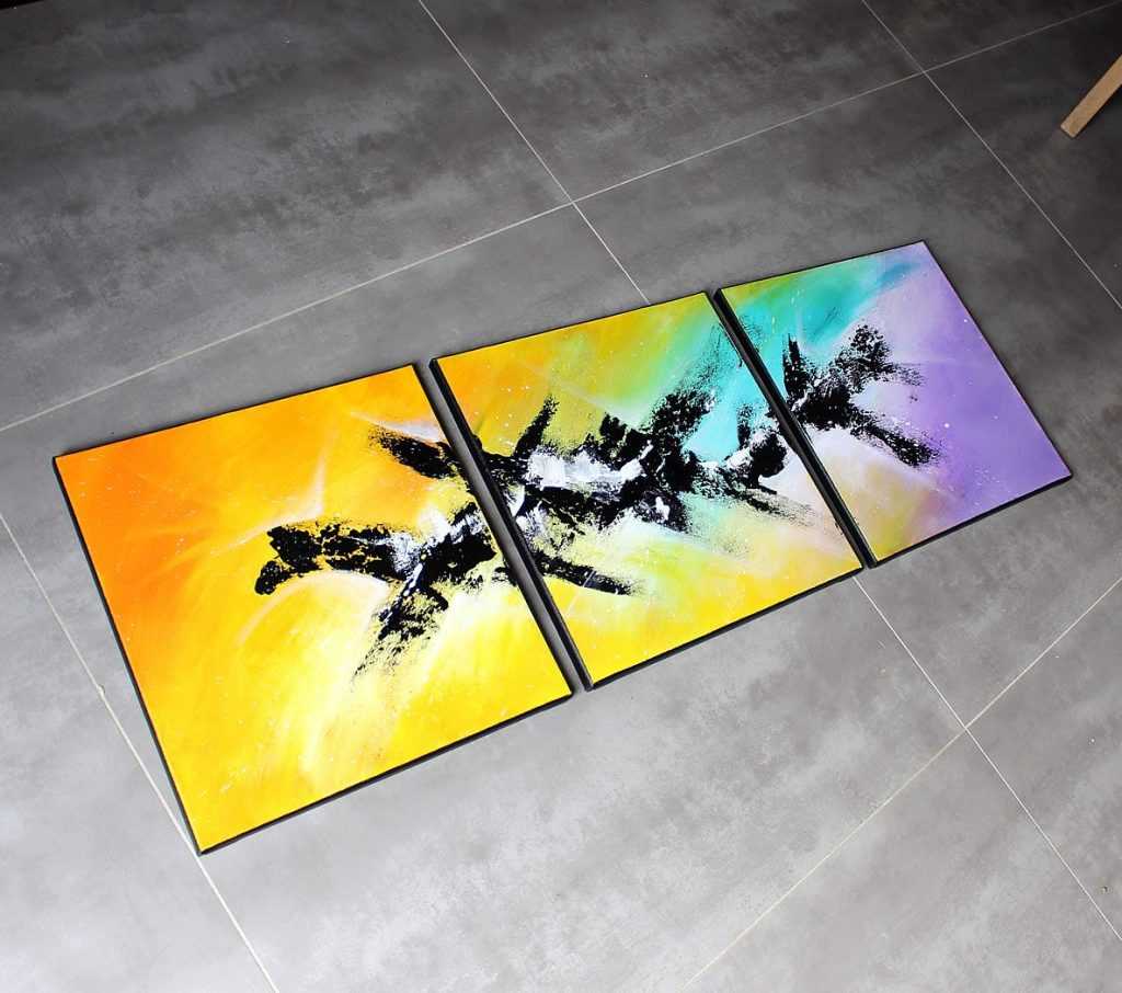 Tableau triptyque