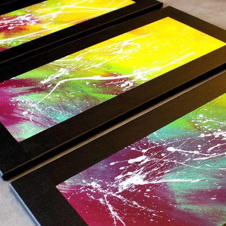 Tableau flashy plein de couleurs