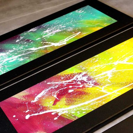 Tableau flashy plein de couleurs