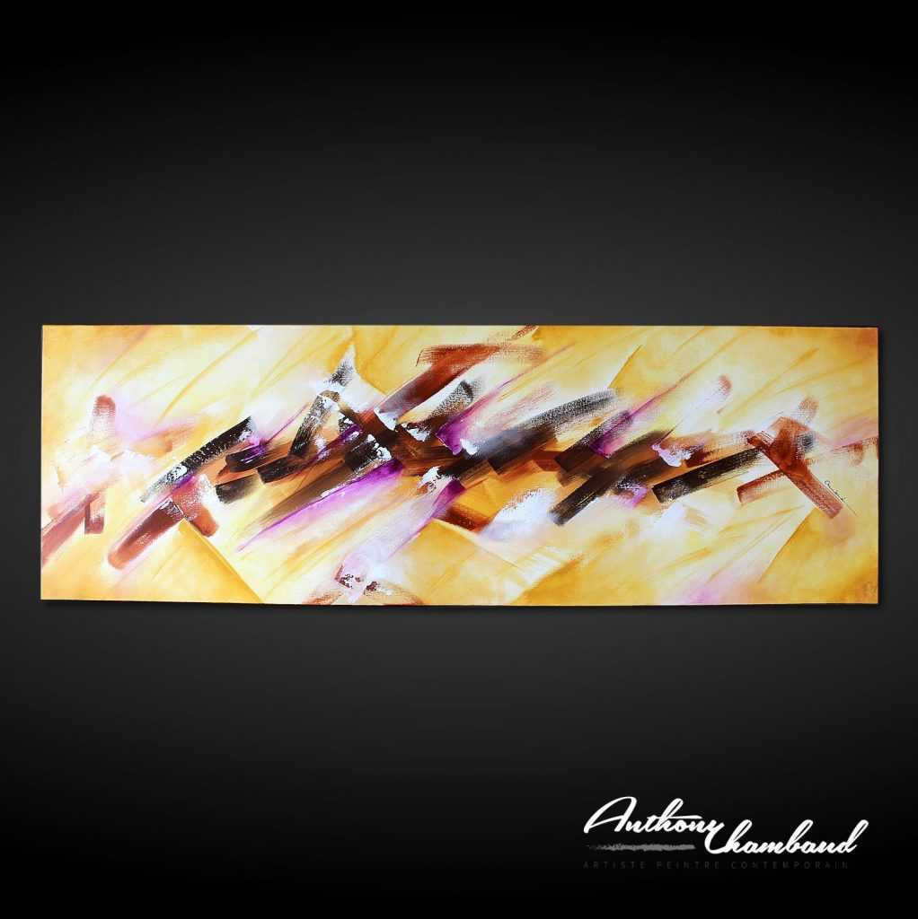 Tableau Marron et ocre