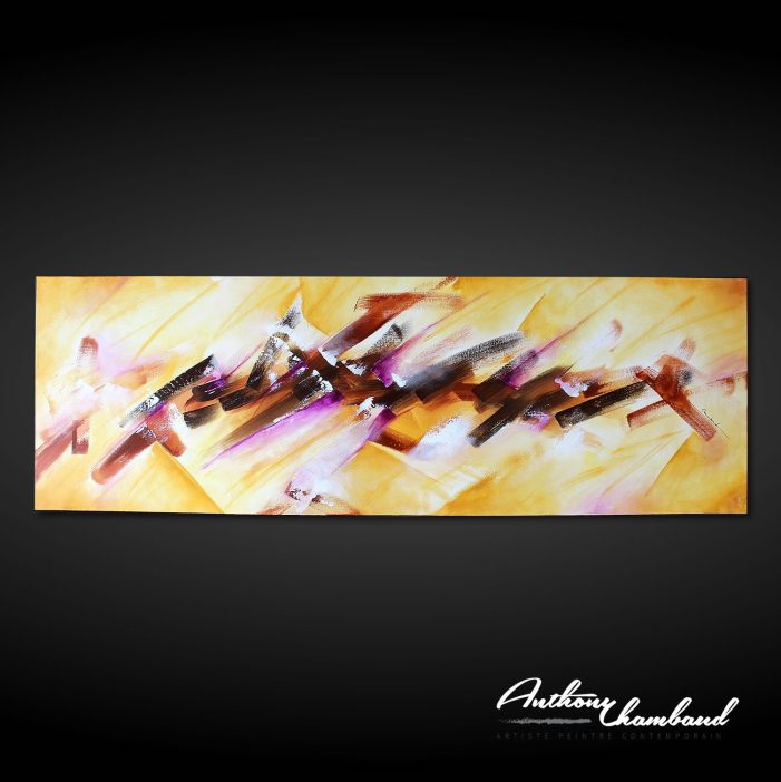 Tableau Marron et ocre