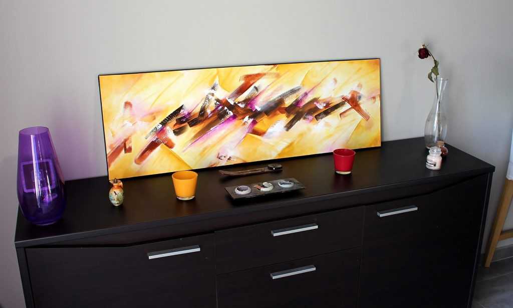 Tableau Marron et ocre