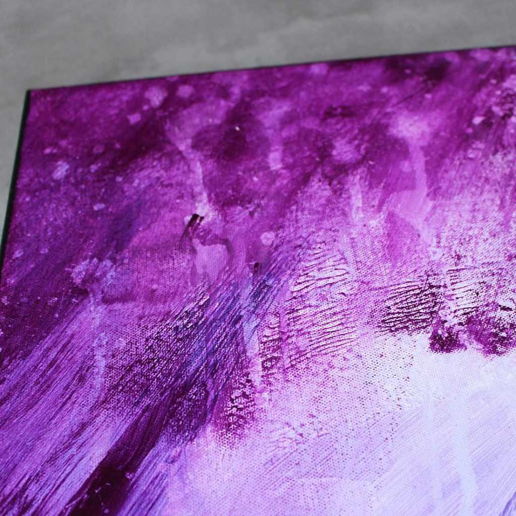 Tableau violet et pourpre