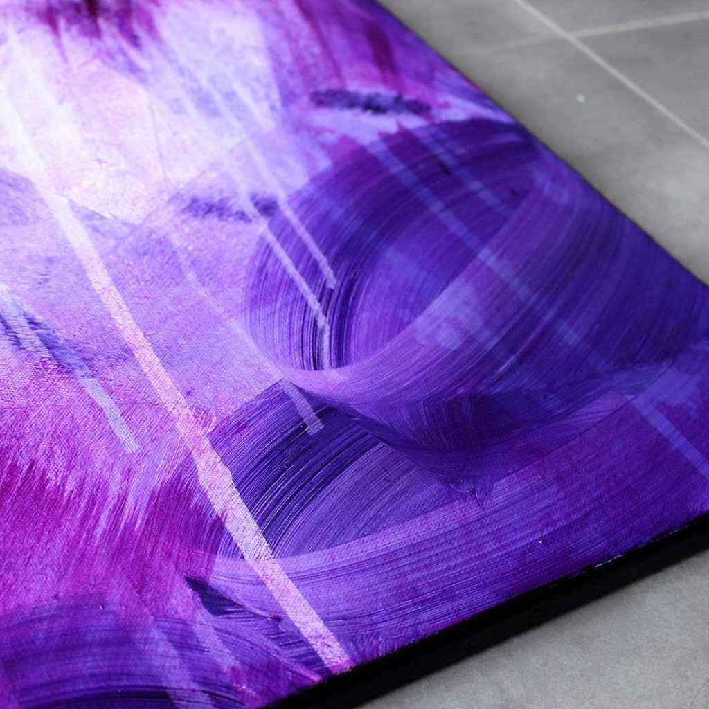 Tableau violet et pourpre