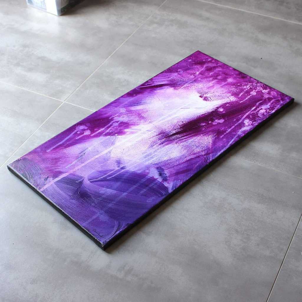 Tableau violet et pourpre