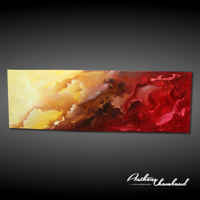 Tableau Rouge et marron