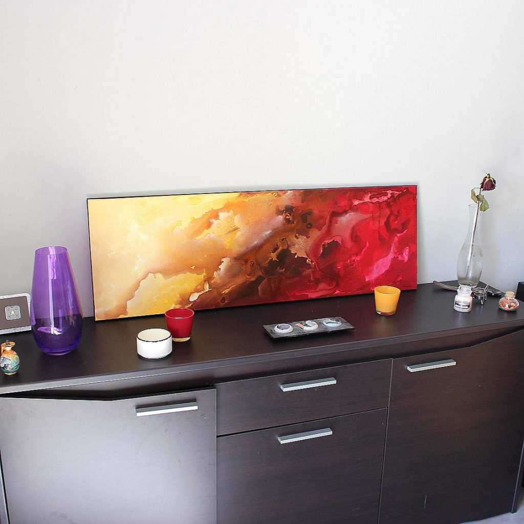 Tableau Rouge et marron