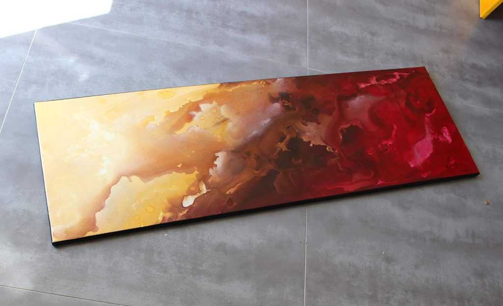 Tableau Rouge et marron