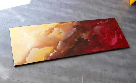 Tableau Rouge et marron