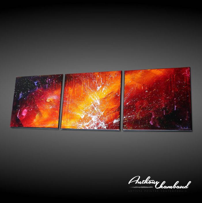 Tableau Abstrait Kosmos