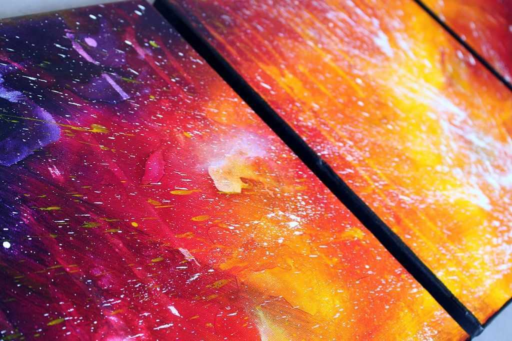 Tableau Abstrait Kosmos