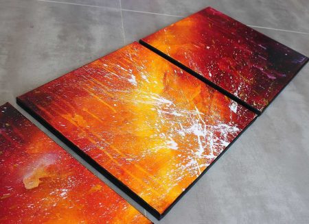 Tableau Abstrait Kosmos