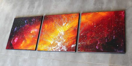 Tableau Abstrait Kosmos