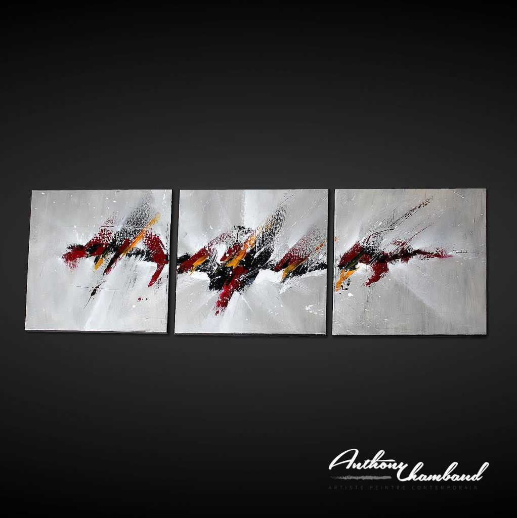 Tableau rouge et noir