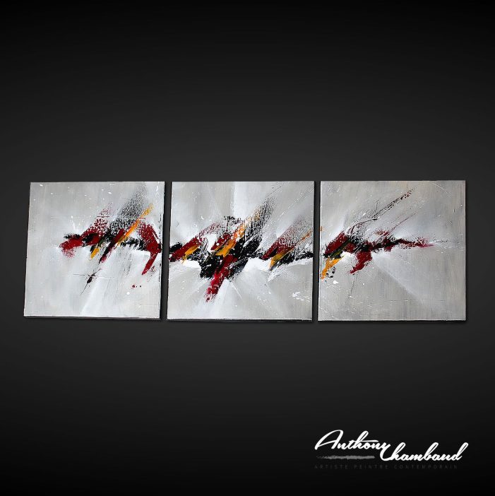 Tableau rouge et noir
