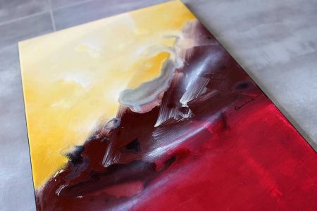 tableau rouge pour votre décoration