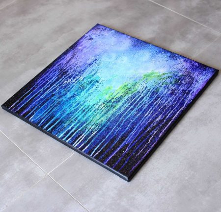 Tableau violet moderne