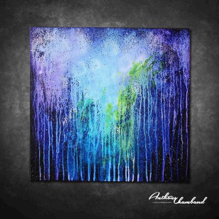 Tableau bleu & violet Resor