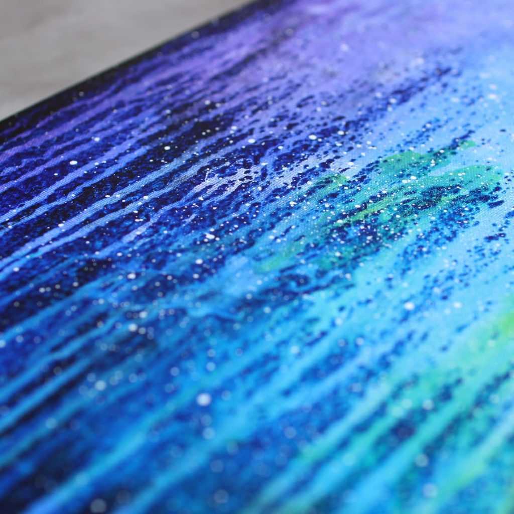Tableau bleu & violet Resor