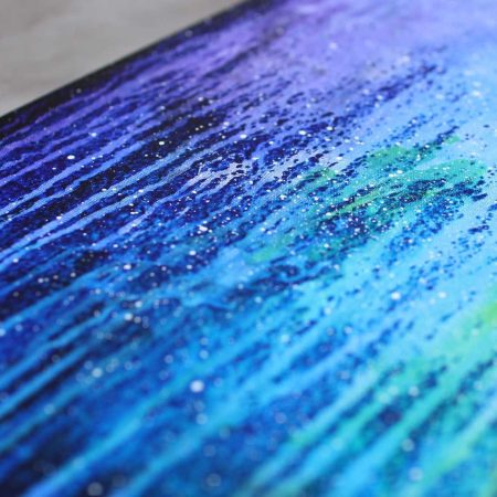 Tableau bleu & violet Resor