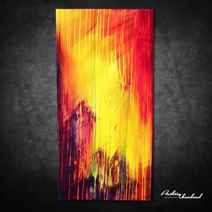 Tableau multicolore Vatra