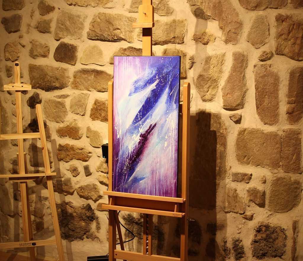 Tableau bleu & violet Shledanni