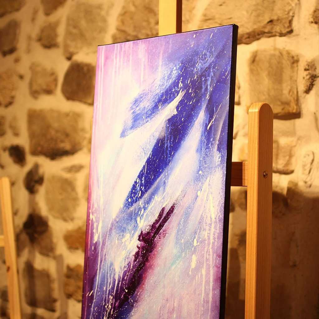 Tableau bleu & violet Shledanni