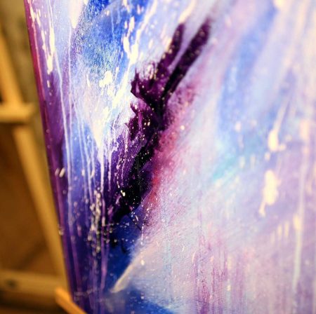 Tableau bleu & violet Shledanni