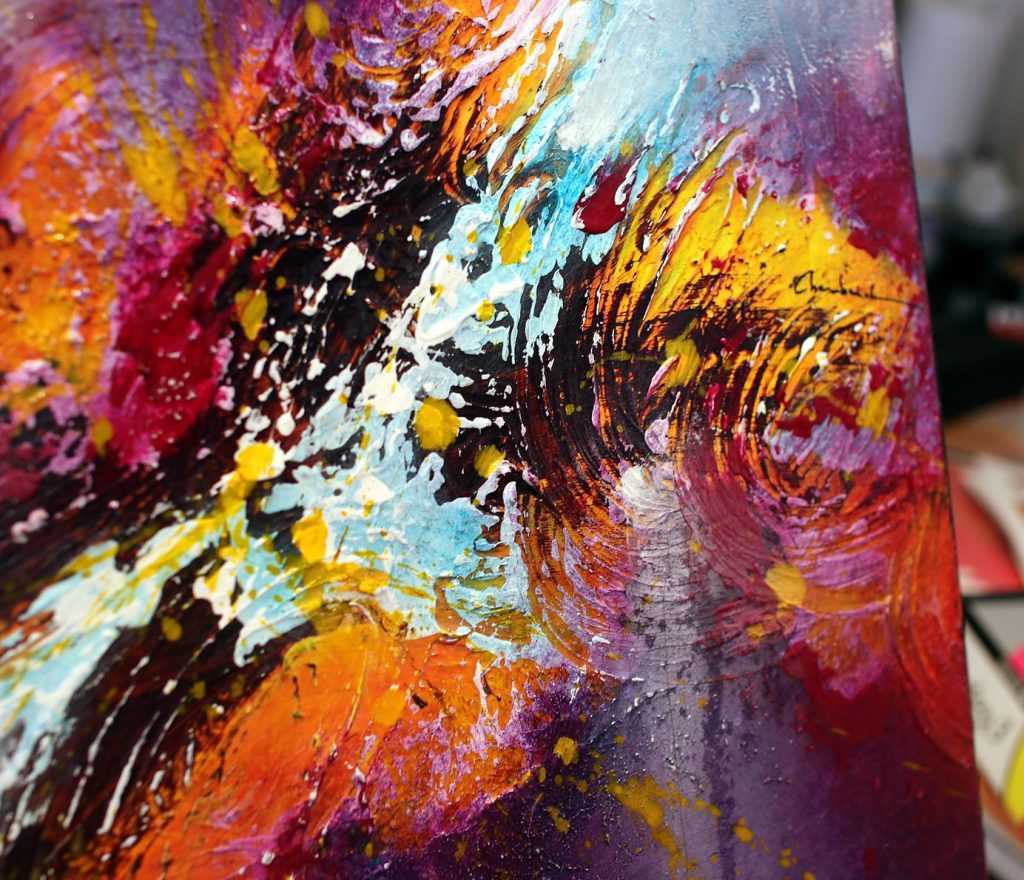 Tableau abstrait Seikashi 2